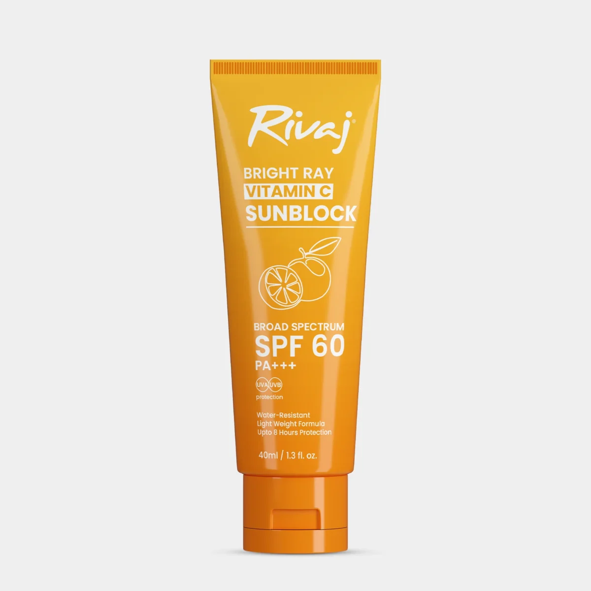 Rivaj SUNBLOCK 40ML VIT C SPF 60 - Image 1