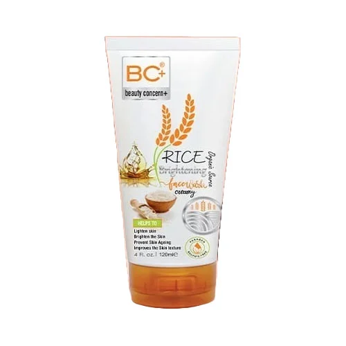 BC+ RICE FACE WASH 120ML
