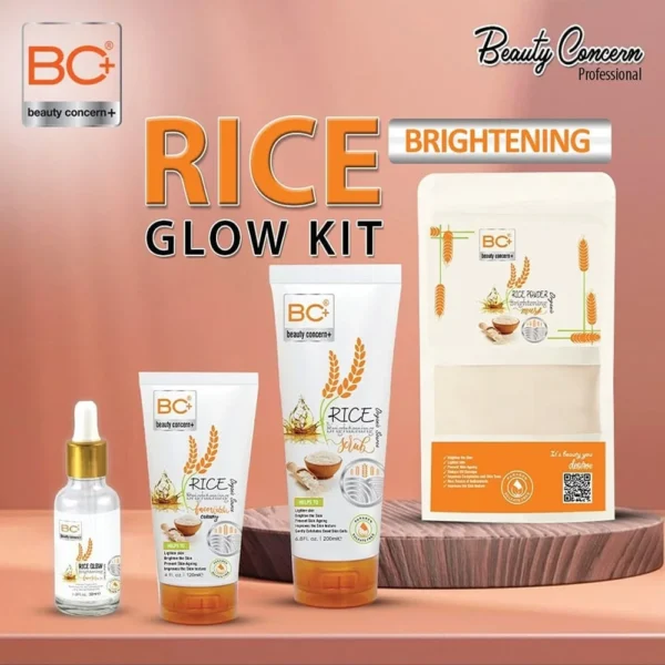 BC+ KIT RICE GLOW (4IN1)