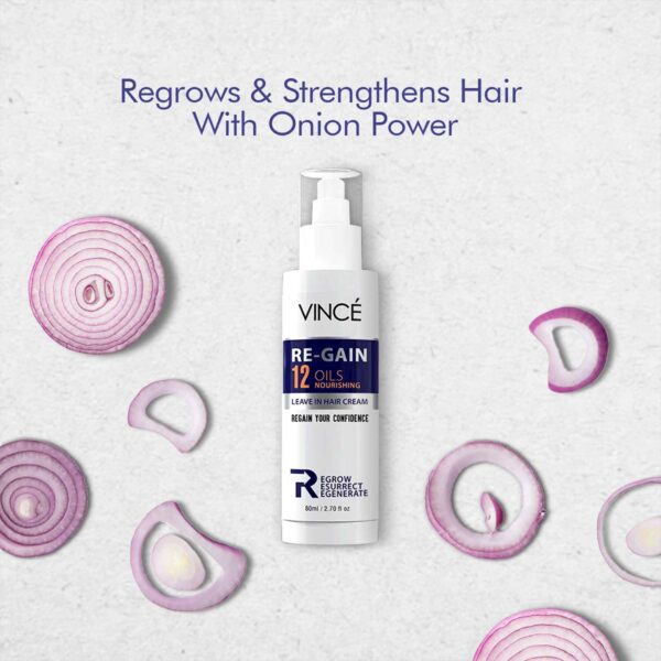 VINCE CREAM 80ML RE GAIN 12OILS HAIR SERUM