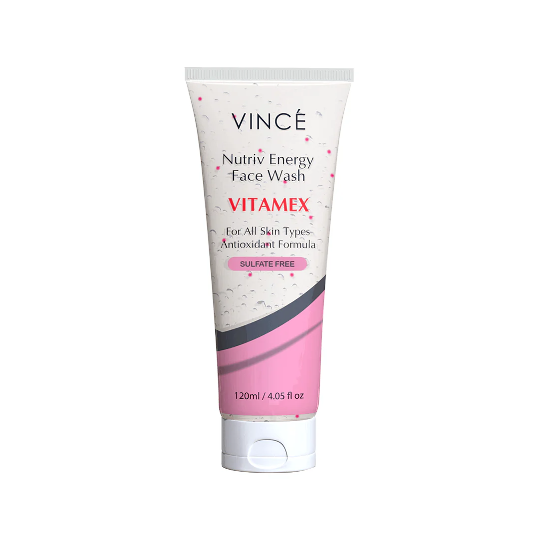 85 VINCE FACE WASH 120ML NUTRI ENERGY - Image 1