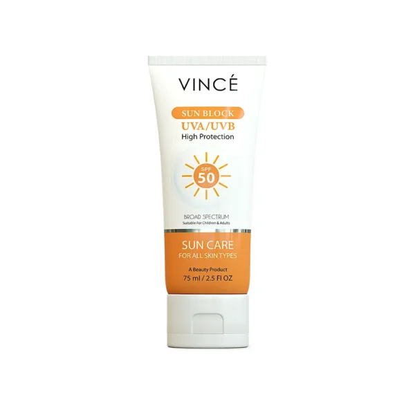 VINCE SUNBLOCK 75ML SPF 50 WITH ZINC