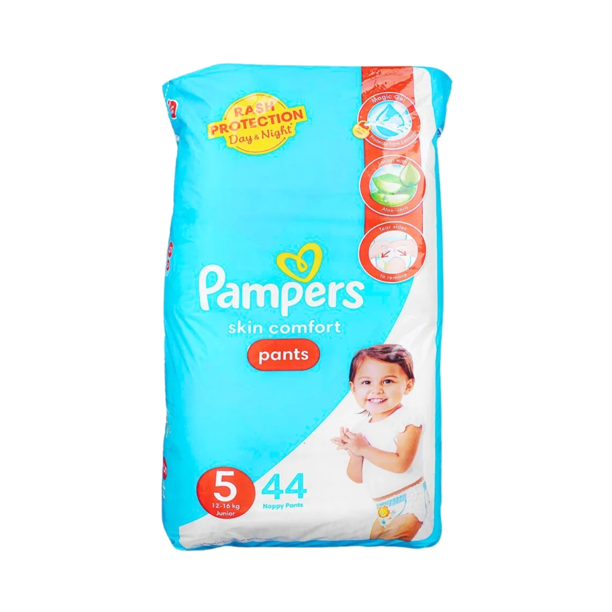 Pamper Skin Comfort Pants Diaper No 5 12-16Kg 44 Pcs - Image 1