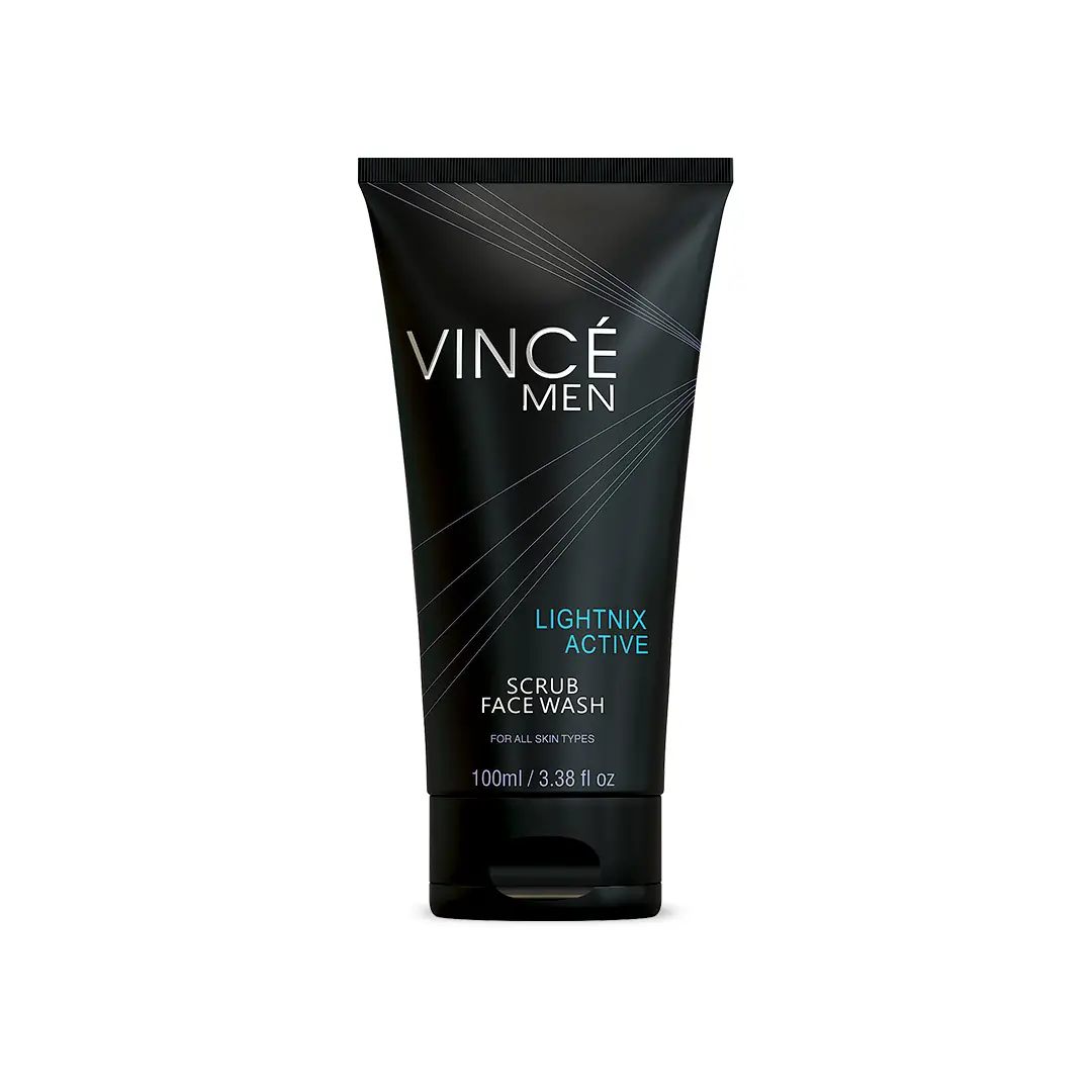 4 VINCE SCRUB 100ML MEN FACE WASH - Image 1
