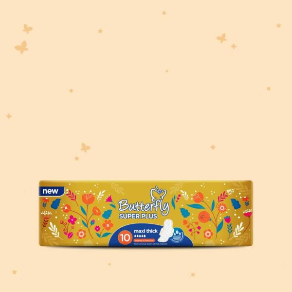 Butterfly Super Plus Maxi Thick Long 10 Pcs