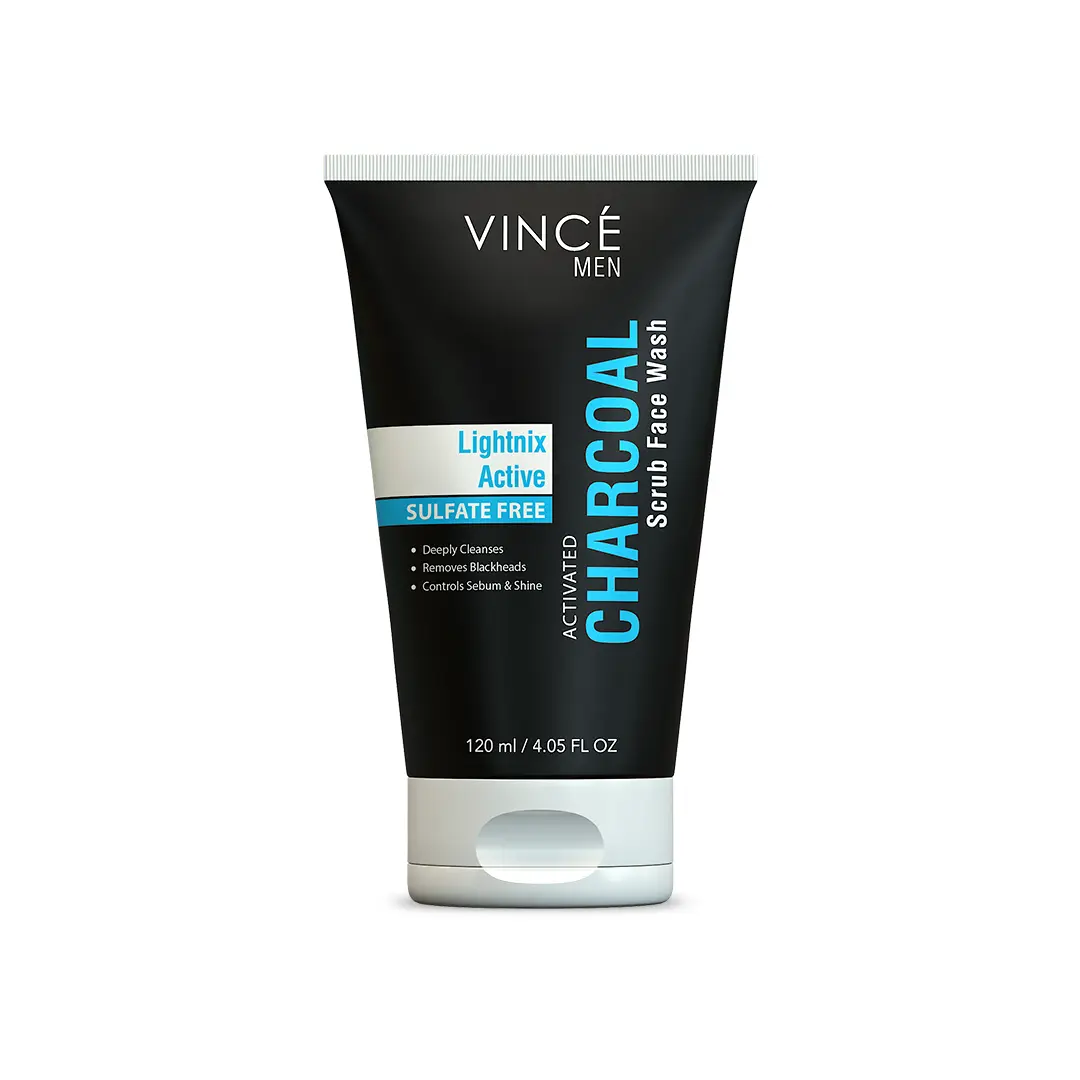 5 VINCE SCRUB 120ML ACTIVATED CHARCOAL - Image 1