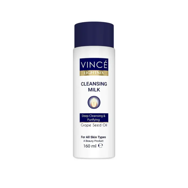 VINCE CLEANSING MILK 160ML GRAPE SEED OIL